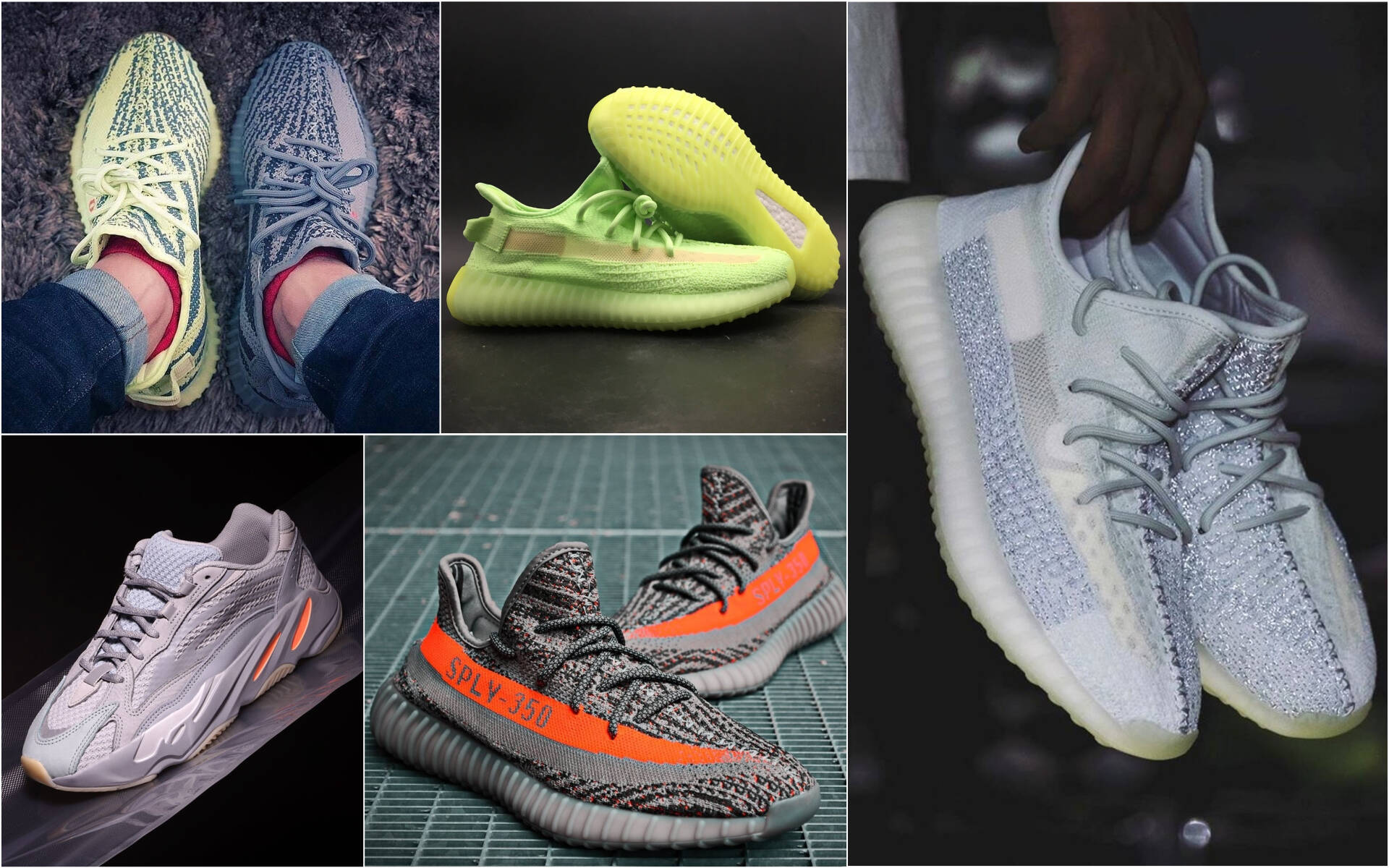 New ADIDAS YEEZY 451 WHITE BLUE GRAY